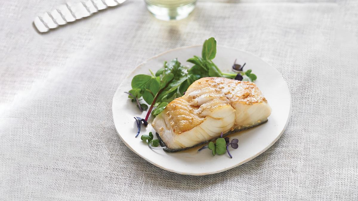 sablefish on plate hero