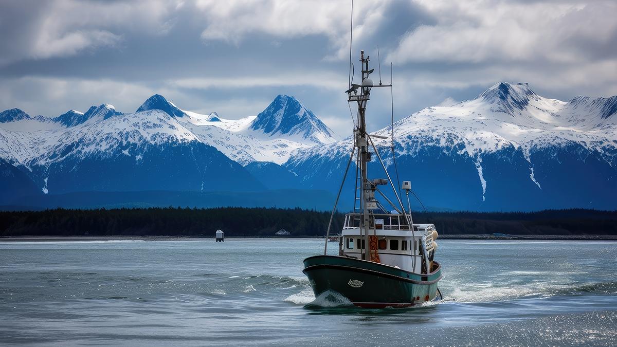 Article Cards Featured Image alaskan fishing boat returning to port, with fresh catch