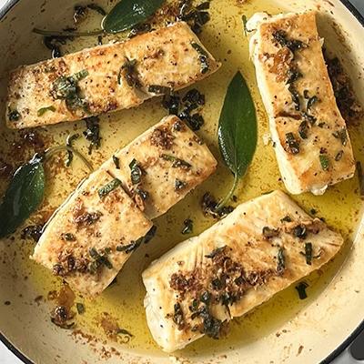 summer fish recipes halibut sage