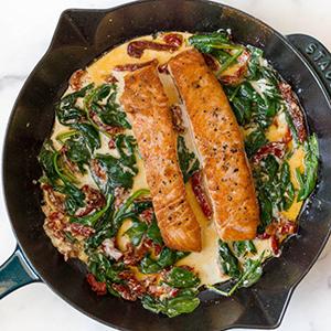 romantic dinner ideas cast iron salmon